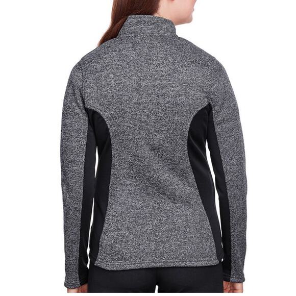 Spyder Constant Full Zip Sweater Fleece Hybrid Jacket Charcoal Heather S - Picture 4 of 10